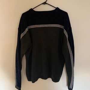 Blue & green sweater